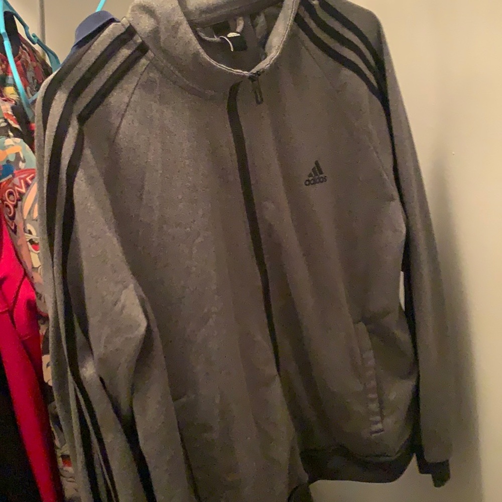 Grey adidas jacket